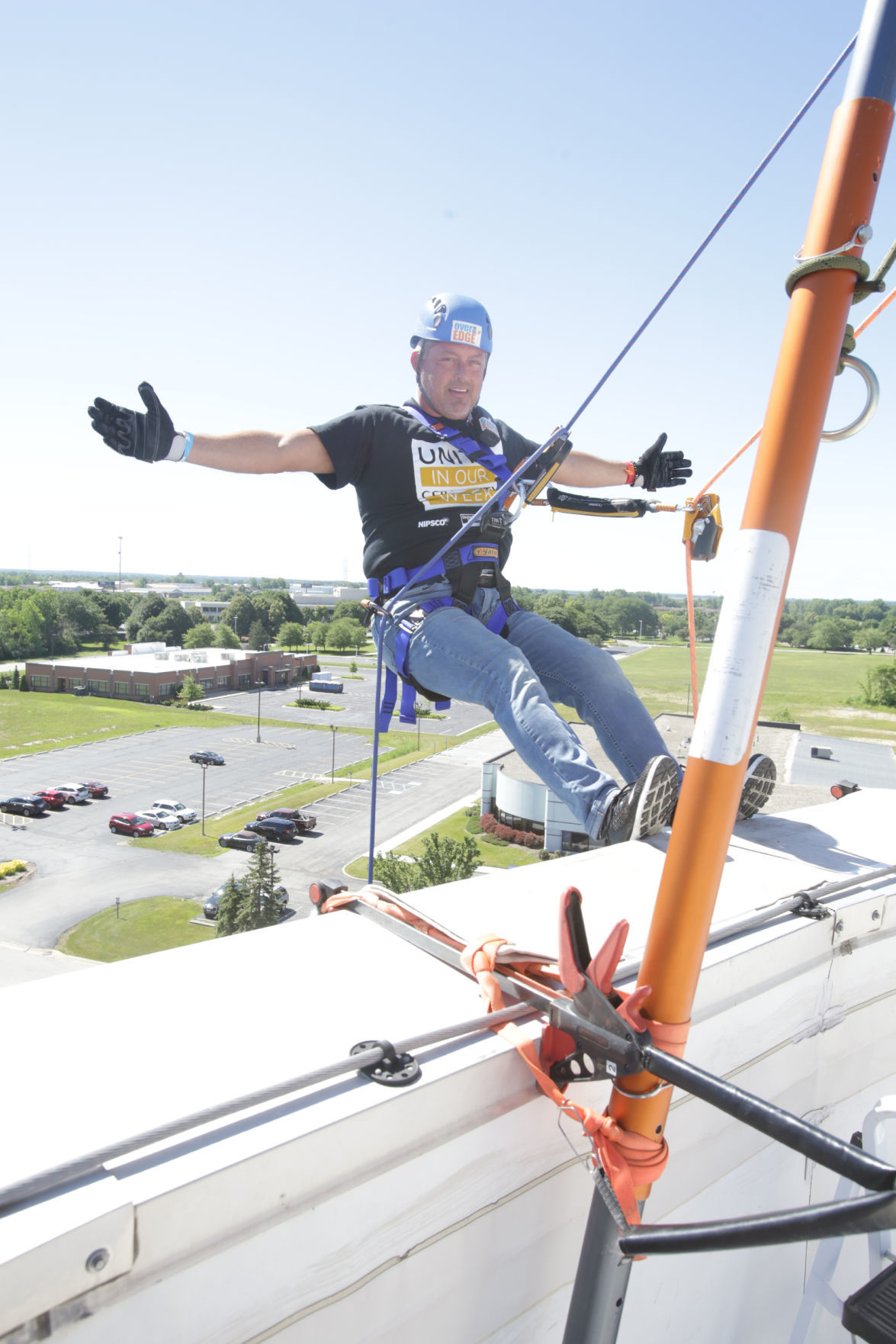 Lake Area United Way Rappelling
